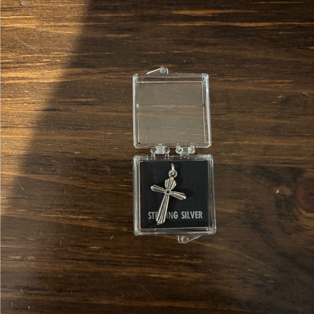 925 sterling silver cross crucifix pendant